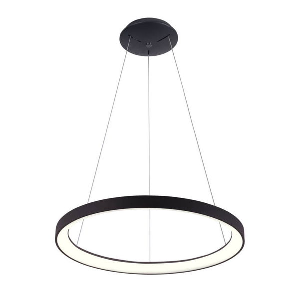 Lampa wisząca Vico PND-53675-048RPC-BK-3KS4K Italux LED 38W 3000-4000K ring czarna