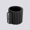 Lampa ścienna AURA czarna SL.1786 ryflowana tuba 1xG9