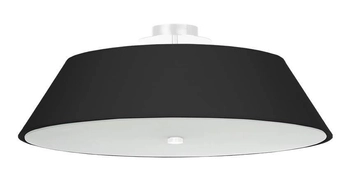 LAMPA plafon SL.0768 okrągła OPRAWA sufitowa abażurowa czarna