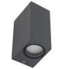 Naścienna lampa zewnętrzna Axis 10970 prostokątna IP44 szary