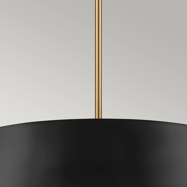 Wisząca lampa nad stół Luella KL-LUELLA-4P-BKB Kichler metalowa czarna