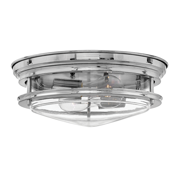 Plafon okrągły metalowy QN-HADRIAN-FS-CM-CLEAR szkło chrom