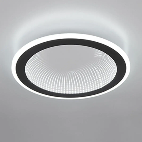 Okrągła lampa sufitowa GLACE R67681132 LED 21,5W 2700-6500K czarny biały