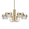 Wielopunktowa lampa wisząca Tiara PND-77362-5-40W-GD Italux LED 40W 3000K złota
