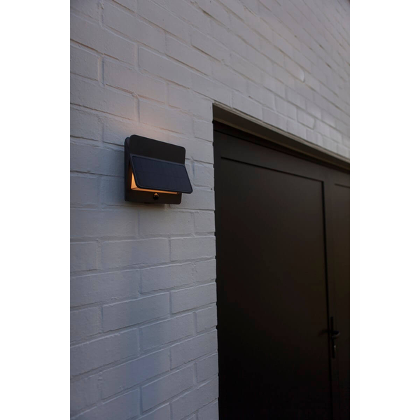 Solarna lampa do ogrodu ścienna ALETA 6915401118 LED 12,6W 3000K IP54 szara