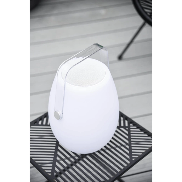 Lampa balkonowa z głośnikiem Boombox AZ4664 LED 10W 3000K IP44 biała