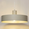 Kuchenna lampa zwisająca Rif L 41436 okrągła nad wyspę szara beżowa