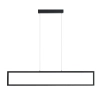 Prostokątna lampa wisząca FADA AZ6533 LED 36W 3000K metalowa czarna