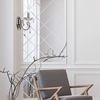Ścienna lampa AURORA 21-96121 pałacowa z kryształkami glamour chrom
