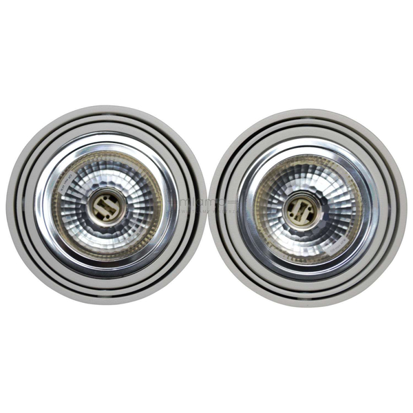Spot sufitowy LUMOS 2 70252201 Kaspa regulowany downlight metalowy biały