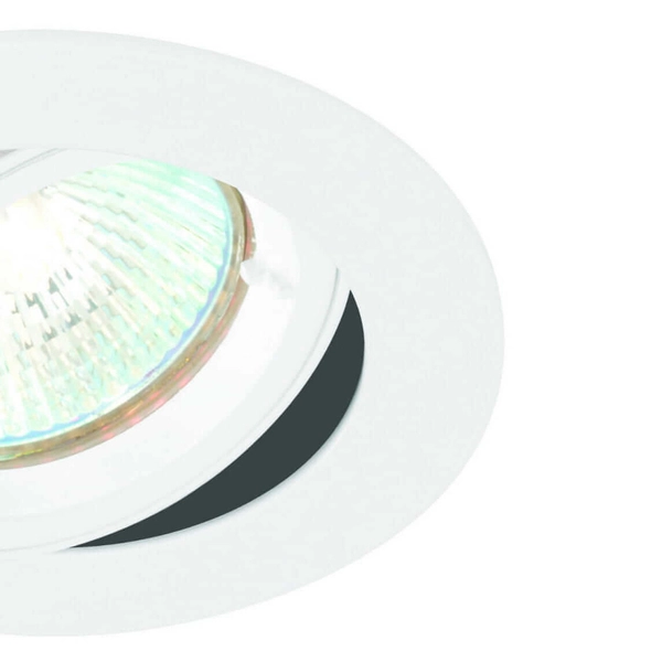 Sufitowa lampa wpuszczana Cast 52334 Saxby metalowa biała