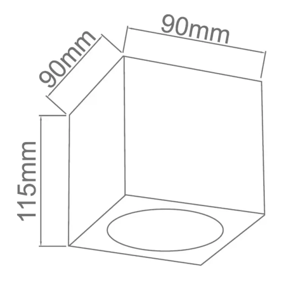 Lampa sufitowa glamour Cubo Claro Gold OR86188 szklana złota przezroczysta