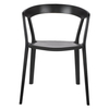 Minimalistyczne krzesło Vibia 210-APP.BLACK King Home czarne