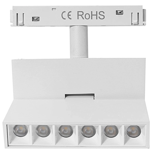 Łamana lampa magnetyczna z diodami szynowa 848 Domeno LED 6W 3000k biała