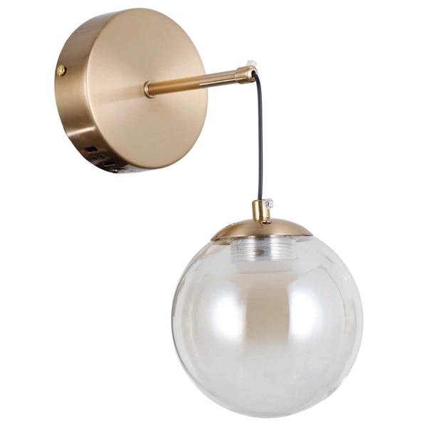 Lampa przyścienna Velada WL-34381-1-HBR LED 5W 3000K złoty bursztynowy