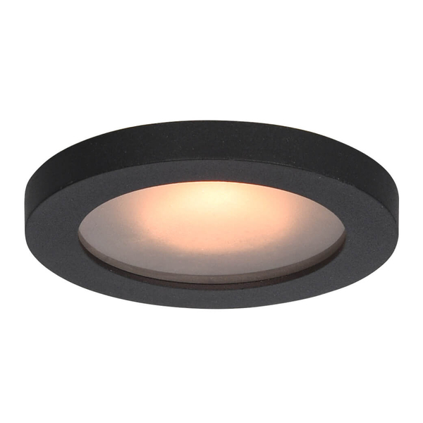 Wpuszczana lampa sufitowa Antar DL-26385-GU10-BK IP44 łazienkowa czarna