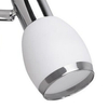 Szklana lampa ścienna ELITE 6060 do sypialni nad łóżko biała chrom