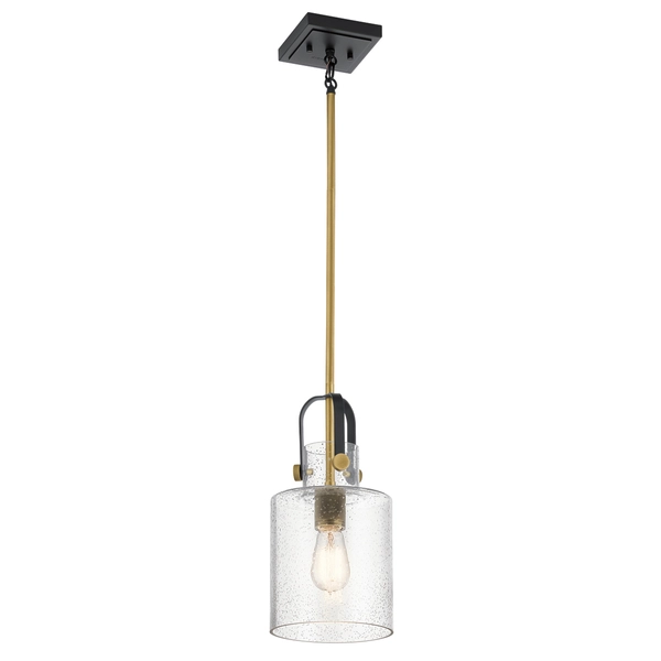 Lampa wisząca loft QN-KITNER-P-NBR do jadalni mosiądz