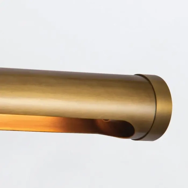 Obrazowa lampa ścienna Wynwood QN-WYNWOOD-PL-L-VBS podłużna mosiądz