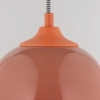 Wisząca lampa z ceramiki Tigali terakotowa 5243 1xE27 nad stół
