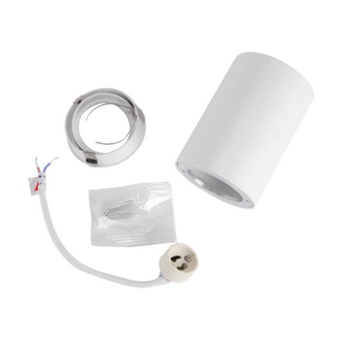 Downlight LAMPA sufitowa BEMOL 03537 Ideus natynkowa OPRAWA metalowy spot tuba biała