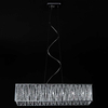 Halogenowa LAMPA wisząca VANESSA P0282-07L-F4QL Italux glamour OPRAWA kryształkowy ZWIS crystal chrom przezroczysty