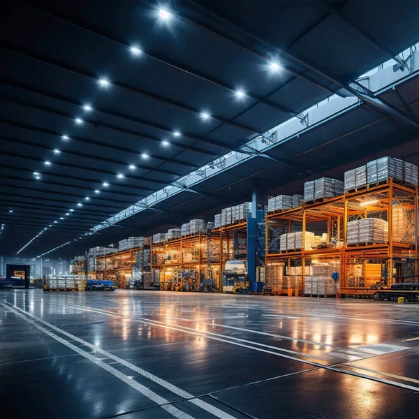 Przemysłowa lampa zwisająca High Bay EK0730 LED 200W 4000K IP65 czarny