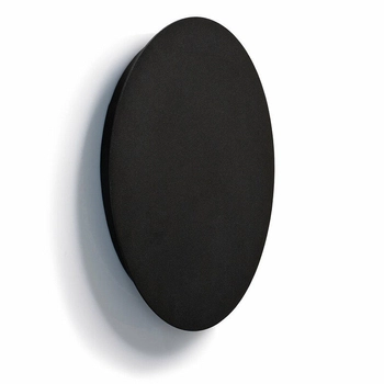 Ledowy kinkiet okrągły Ring 7635 9W 3000K pokojowa lampa czarna