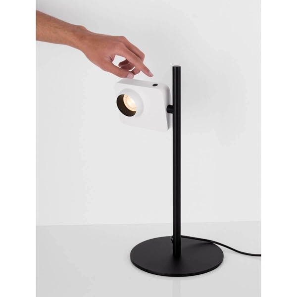 Lampka stołowa PARINAS LE44504 LED 9W 3000K regulowana biała czarna