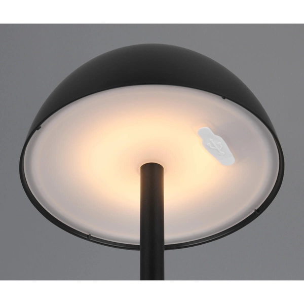 Metalowa lampa stołowa Ricardo R54106132 LED 2W 3000K IP54 czarna