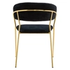 Eleganckie krzesło Margo KH121100121.74 King Home tapicerowane czarne