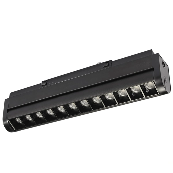 Lampa do szyny magnetycznej regulowana 969 Domeno LED 12W 4000K czarna