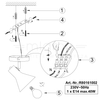 Kinkiet LAMPA ścienna NINA R80161002 RL Light industrialna OPRAWA metalowa loft czarna złota