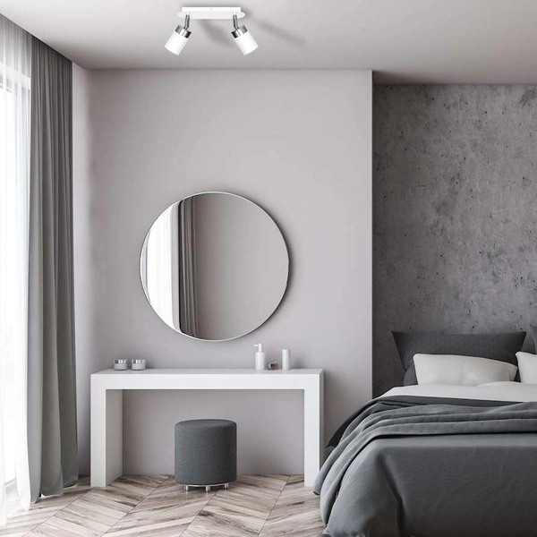 Natynkowa LAMPA sufitowa JOKER MLP899 Milagro metalowa OPRAWA ścienna listwa SPOT reflektorki tuby białe