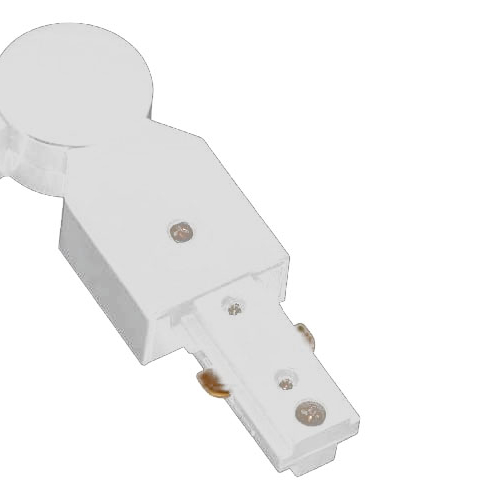 Elastyczny ŁĄCZNIK szynoprzewodu LR/BI Orlicki Design do 1-fazowej szyny natynkowej 230V biały