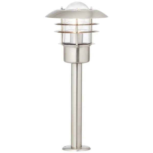 Metalowy słupek do ogrodu Terrence 45784/82 IP44 srebrny