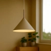Lampa wisząca do jadalni Capital MLP2470 stożek regulowana beżowy