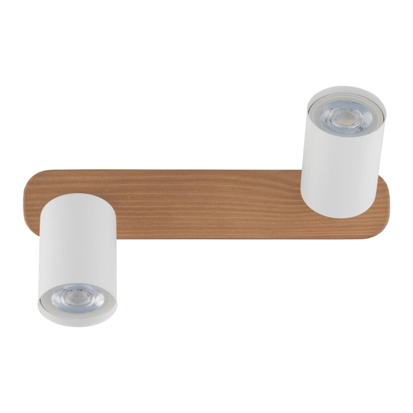 Drewniana lampa sufitowa Top Wood 3295 TK Lighting reflektorowa biała