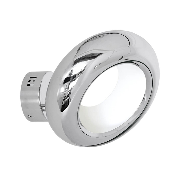 Kinkiet LAMPA ścienna MERCURIO ML330 Milagro okrągła OPRAWA metalowa LED 12W pierścień circle chrom