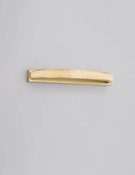 Ścienna lampa glamour Obera do sypialni LED 6,5W złota