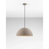 Wisząca lampa do jadalni NAVIRTA LE45342 kopułowa brązowa