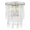 Lampa ścienna Isla ISL0950 Dar Lighting metal szkło srebrna przezroczysta