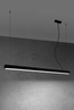 LAMPA wisząca PINNE SOL TH069 prostokątna OPRAWA metalowa LED 38W 4000K zwis czarny
