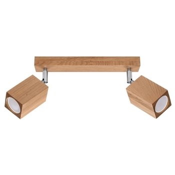 Drewniana lampa sufitowa SL.1036 regulowane tuby do sypialni