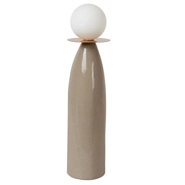 Lampa nocna do salonu Figaro 13544/50/36 Lucide ball biała szara