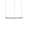 Lampa wisząca czarna LED 93W 3000K barwa ciepła do salonu pierścieniowa SLD/000022/3000/B/L