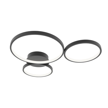 Nowoczesna sufitowa lampa Maver SPL-20452-3-BK LED 40W 3000-6000K czarna