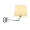 Regulowana lampa ścienna Lyon 209100107 wysięgnik nikiel biały