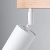 Podwójna lampa ścienna Verdo SL.1286 Sollux LED 10W biała drewniana