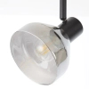 Sufitowa lampa podwójna Reflect 82713/06 szklana przydymiona czarna